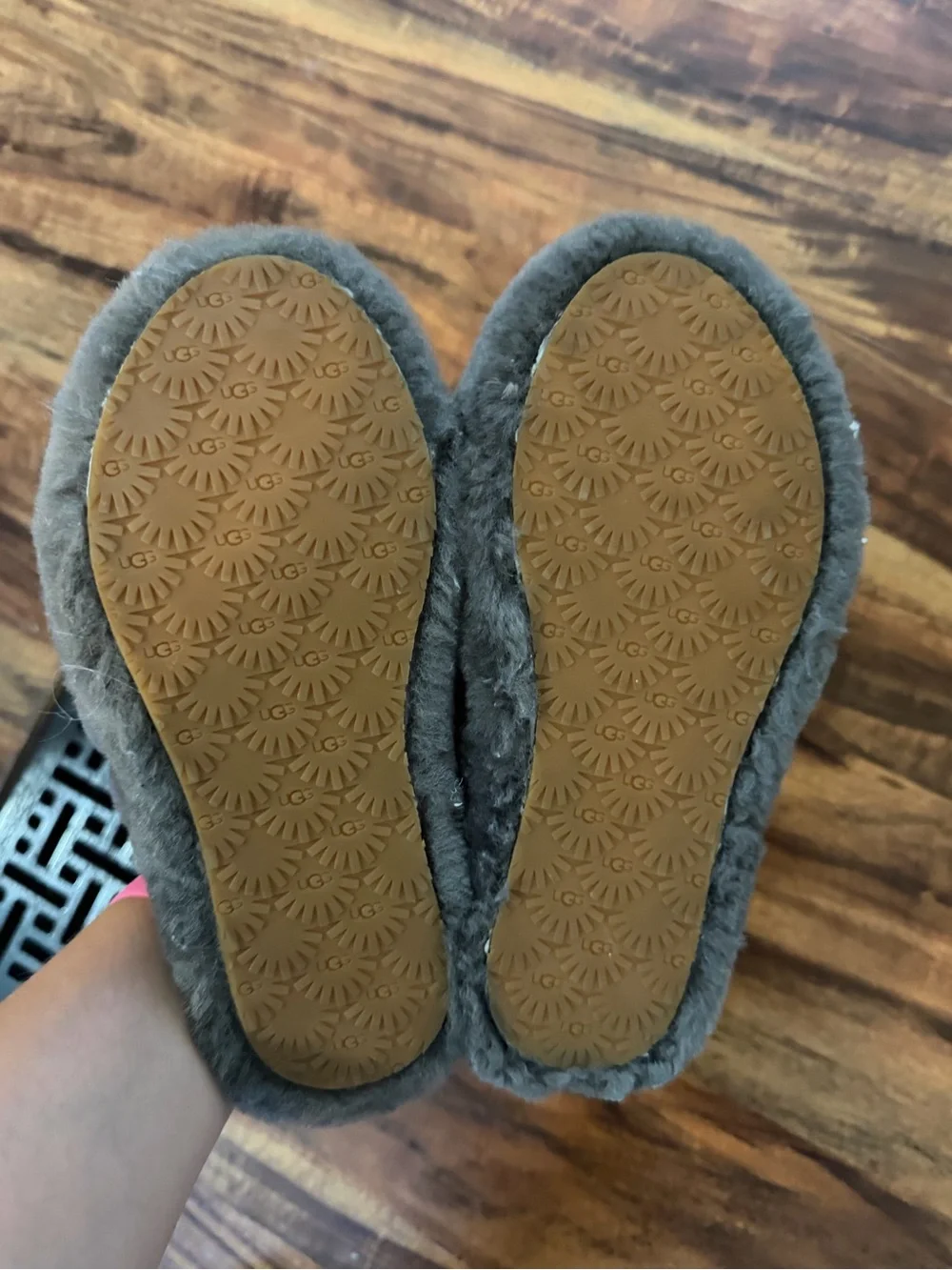 UGG Kids Gray Slippers
